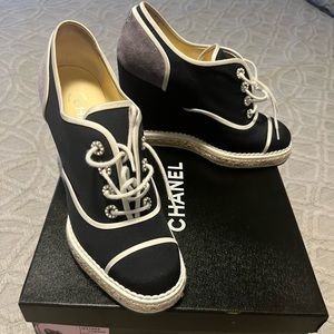 Chanel Oxford Wedges